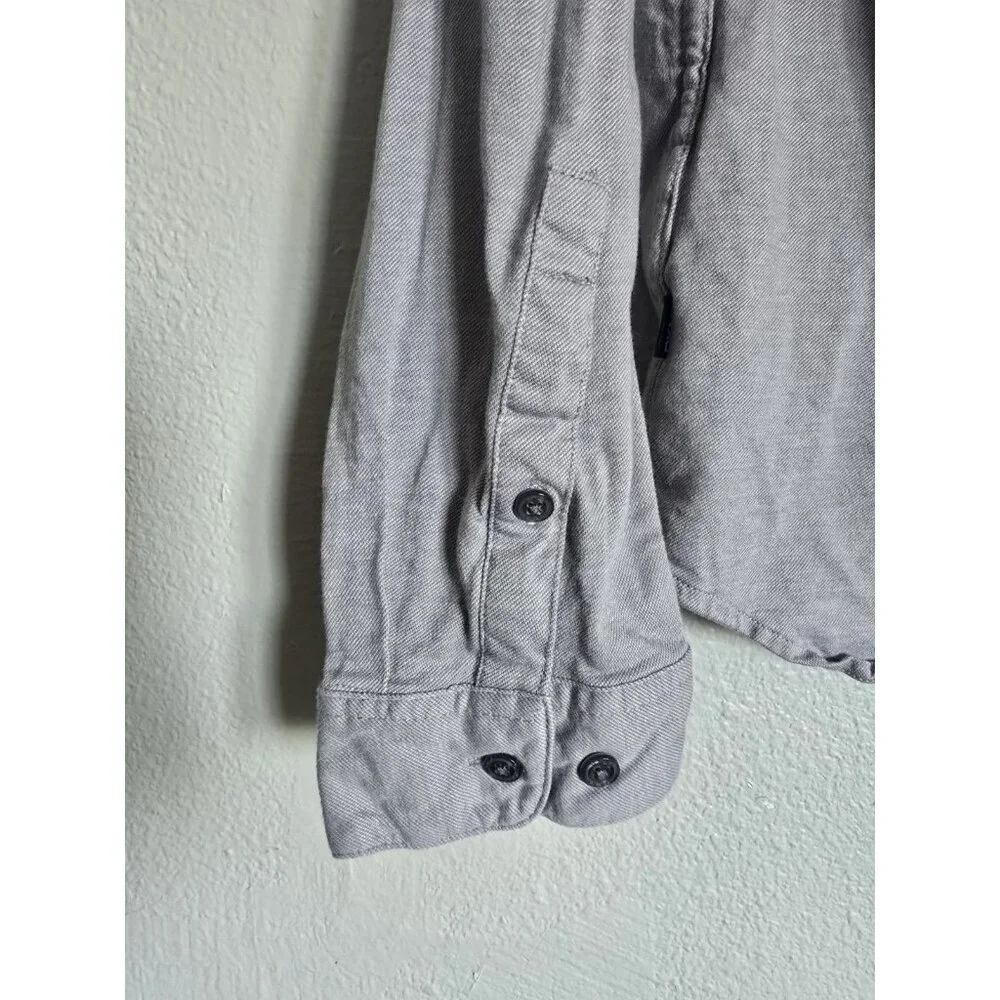 DKNY Gray Long Sleeve Button Down Shirt Casual Menswear - Picture 10 of 14